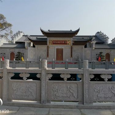 Customized granite railing, marble guardrail, stone carving railing, bluestone courtyard square, bridge, river fence