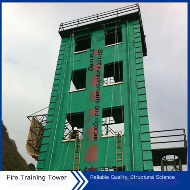 Customized installation and quality assurance of the Tielong training tower for firefighters
