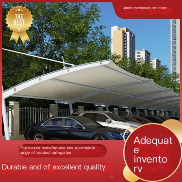 Electric Vehicle Charging Pile Shed Membrane Structure Car Shed JMET Manufacturer Door to Door Design, Installation, and Deliver