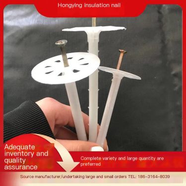 Integrated Building Anchor Bolts for Exterior Wall Insulation Nails Plastic Drawing Nails Hongying
