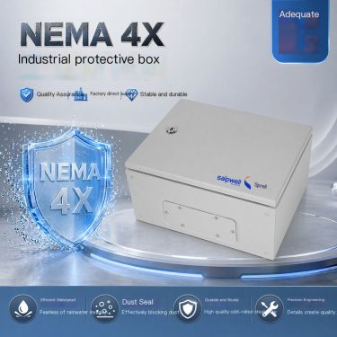 Horizontal box NEMA 4X metal distribution box, outdoor control box, complete set of junction box, lighting box
