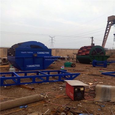 Wheel type sand washing machine, digging bucket sand washing machine, spiral sand washing equipment, high output, simple mainten