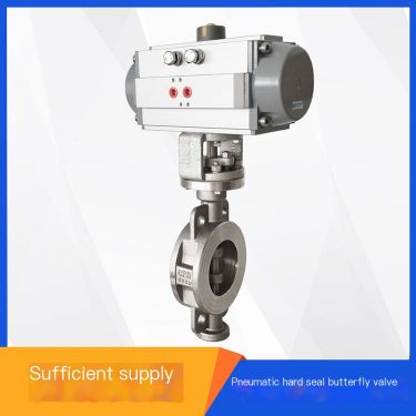 SEFORT Pneumatic Butterfly Valve Clamp type Stainless Steel Three Eccentric High Temperature Steam Hard Seal Cut off Valve