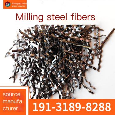 Milling Steel Fiber Bridge Engineering Concrete Floor Stainless Steel Fiber Wave Bridge Fiber
