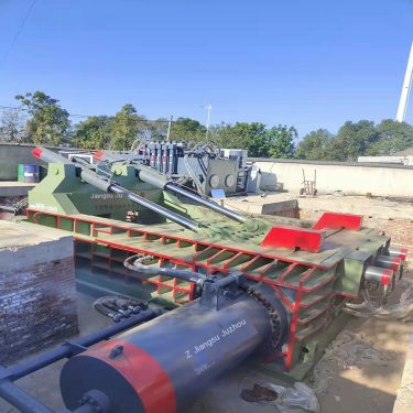 Source of 1300 ton metal baler, scrap metal compactor, fully automatic Juzhou Heavy Industry Factory
