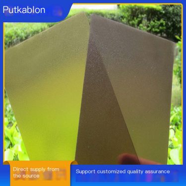 Processing frosted endurance board transparent solid 5mm polycarbonate flame retardant outdoor canopy lighting board