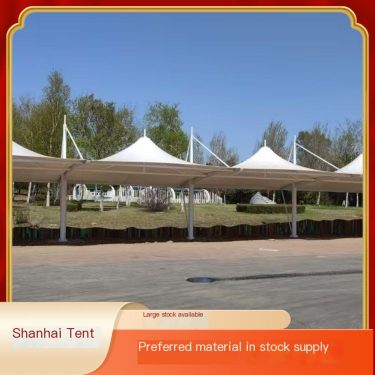 Parking shed membrane structure delivered on time, strong impact resistance, short production cycle