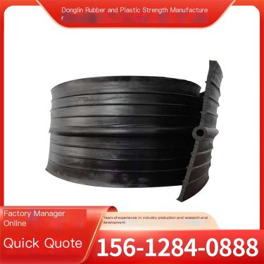Rubber waterstop strip with edge embedded back sticker and external sticker 651 type 652 type concrete construction joint and de