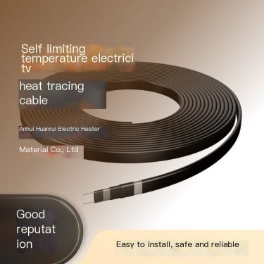 Low temperature self limiting electric heating strip suitable for antifreeze insulation of fire protection pipelines, water supp