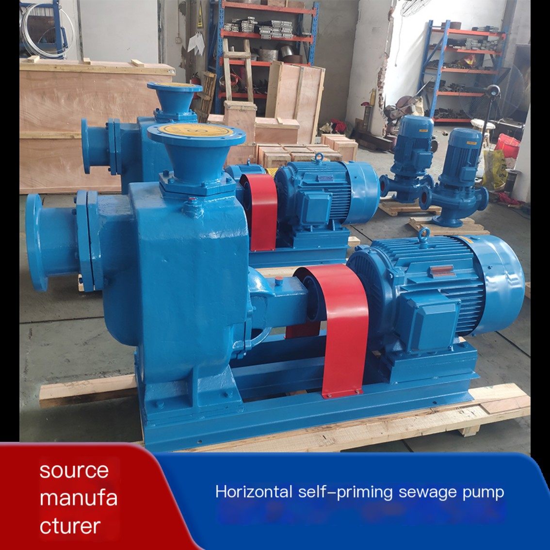 Dongfang Horizontal Pipeline Self priming Pump Sewage and Clean Water Boosting Centrifugal Pump High Flow Stainless Steel Materi