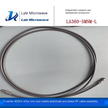 D series 18GHz ultra-low loss stable amplitude and phase test RF millimeter wave coaxial cable assembly