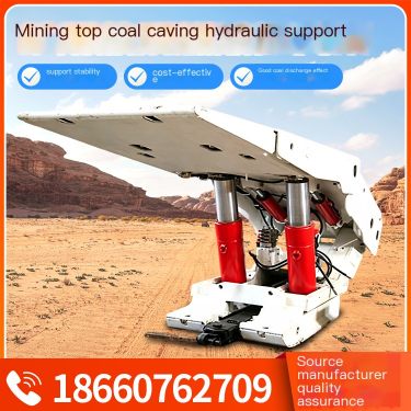 Safety in use of mining top coal caving hydraulic support shield anti-skid jack