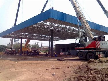 Manufacturer of on-site service for corrosion-resistant structural strong undertaking grid engineering construction