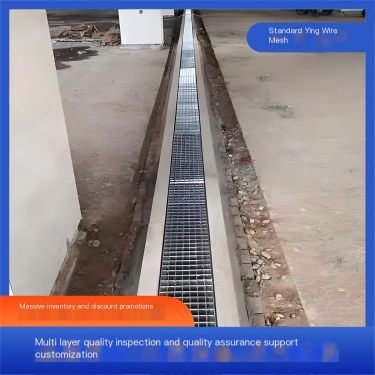 Galvanized heavy-duty steel grating platform step board with complete corrosion and rust resistance types and quality assurance