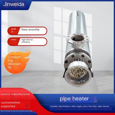 Installation and maintenance of Jinweida horizontal pipeline electric heater with high thermal efficiency, uniform heating and r