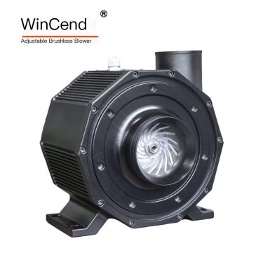 Aluminum alloy AC air pump WF247 3-5KW series suction and blowing super large flow speed regulating fan