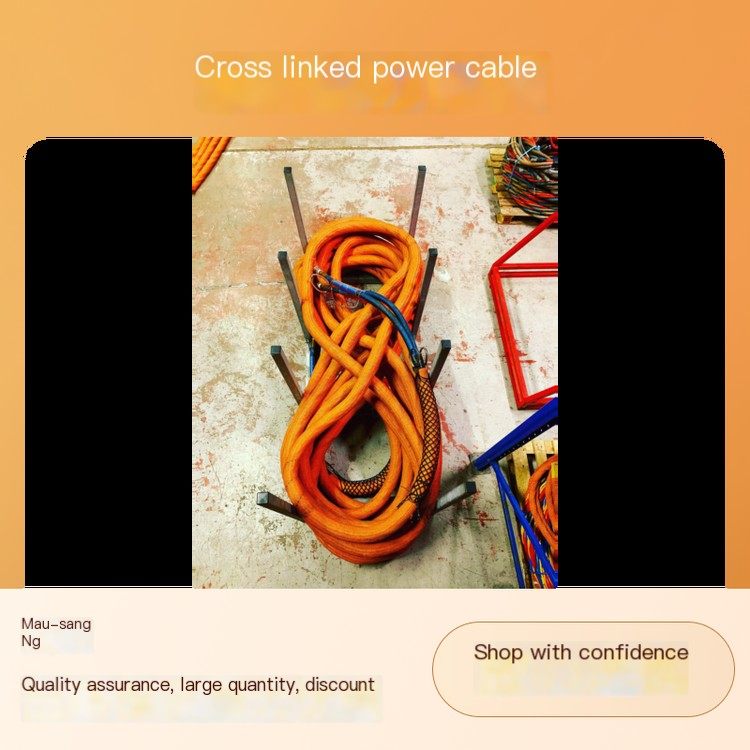 PVC insulated 10mm ² core cross-linked power cable heat-resistant and waterproof
