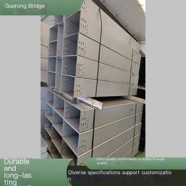 Double layer stainless steel cable tray for Guorong Expressway, moisture resistant, anti-corrosion and flame-retardant