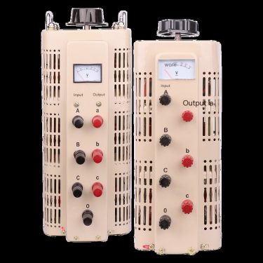 Min'en three-phase AC contact voltage regulator 60KVA high-power voltage output meter