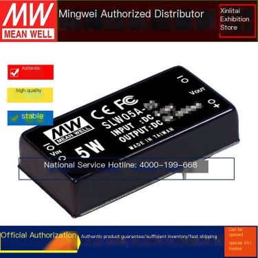 Mingwei SLW05A-15 Stable Single Output DC-DC Module Conversion Power Supply 5W 9~18V to 15V