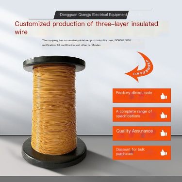 Wholesale of 0.15-1MM direct welded three-layer insulated enameled wire insulated high-temperature wire by three-layer insulated
