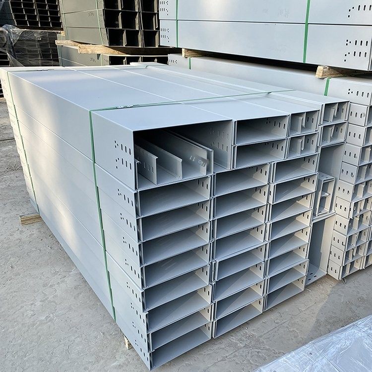 Yihuateng 300 * 150 large-span fireproof hot-dip galvanized trough tray ladder cable galvanized bridge