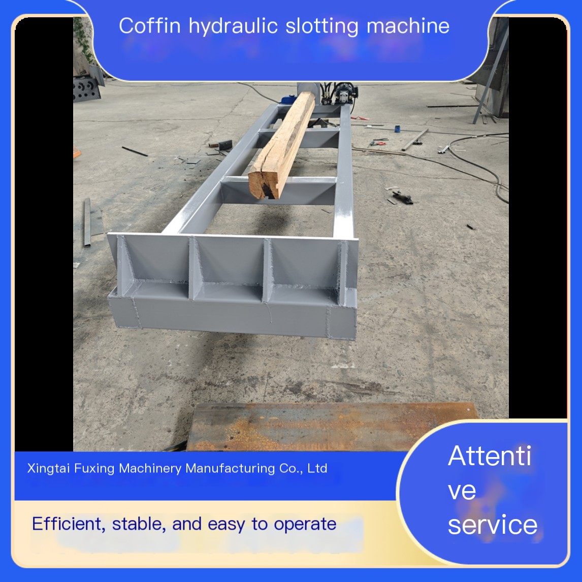 Coffin Assembly Jack Coffin Hydraulic Collision Slot Machine Coffin Material Sewing Machine Coffin Processing Factory