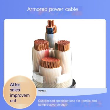 Customized specifications for tensile and compressive strength of armored special armored power cables are complete