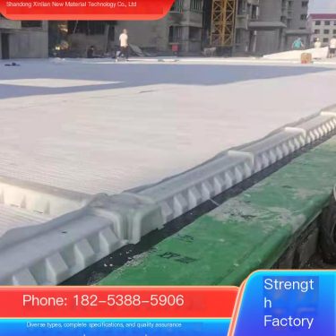 Polymer protective drainage special-shaped sheet for siphon drainage system garage roof
