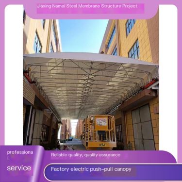 Steel Structure Red, Yellow, Blue, White Gray, etc. Product Number XYGG Sunshade, Rainproof, Flame Retardant Canvas Factory Elec