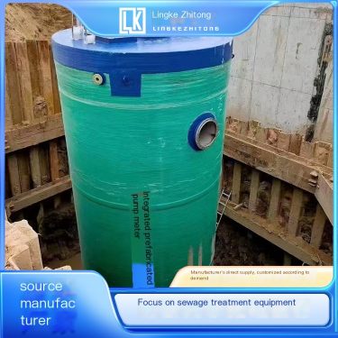 Manufacturer of corrosion-resistant source for FRP integrated pump station wastewater collection equipment, Lingke