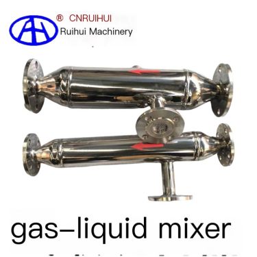 304 Stainless Steel Venturi Jet Fluid Soda Powder Acid Alkali Jet Static Pipeline Mixer Ruihui