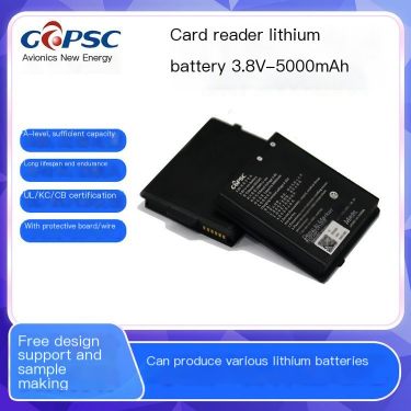 3.8V polymer lithium battery 5000mAh capacity POS machine detachable battery