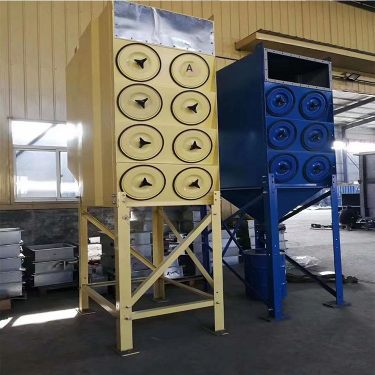 Single machine pulse filter cartridge dust collector, industrial waste gas dust treatment and collection equipment, welding smok
