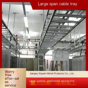Heat dissipation and energy-saving design of large-span cable tray steel concave convex corrugated structure