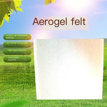 Bev Air gel Thermal Insulation Felt Silicon Dioxide Air gel Felt Class A Flexibility and Strong Impact Resistance
