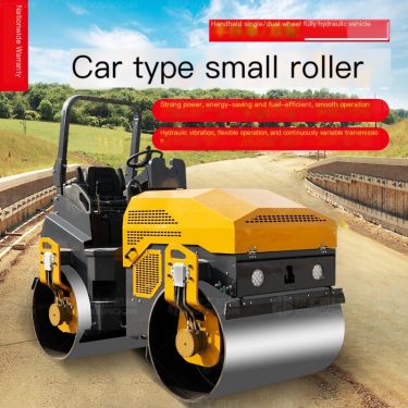 Small road roller 1 ton 3 ton vibrating seat asphalt lawn compactor