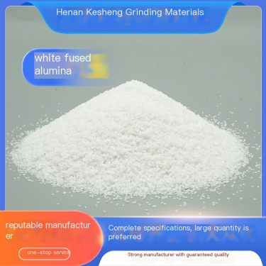 Kesheng white corundum rust removal spray sand and gravel 25kg white diameter 200mm hard sandblasting rust removal