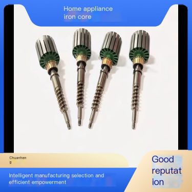 Home appliance iron core coating, fixed rotor high-temperature curing, assembly process improvement, Industry 4.0 intelligent ma