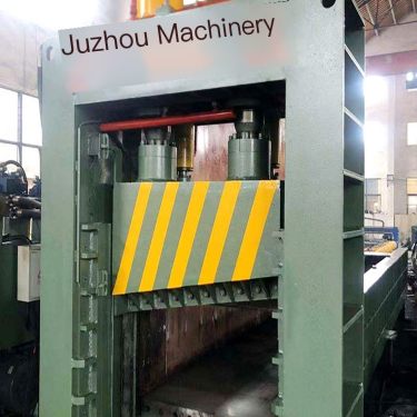 Juzhou fully automatic metal hydraulic gantry shear 1000 ton metal shearing machine