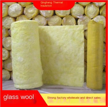 Glass wool insulation material fireproof, heat-insulating, corrosion-resistant. Our own production and processing base guarantee