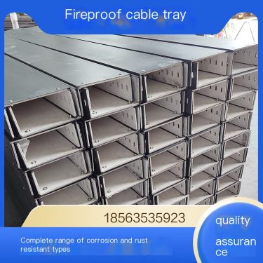 Fireproof cable tray with complete types of anti-corrosion, rust proof, and anti-corrosion coatings available in stock first