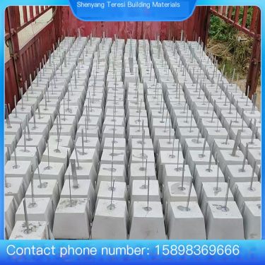 Cement lightning arrester pier with strong load-bearing capacity, high compressive strength, timely delivery and long-term suppl