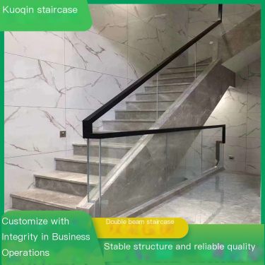 Kuoqin Double Beam Stairs are sturdy, durable, aesthetically pleasing, factory customized processing