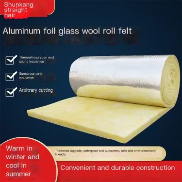 Glass wool manufacturer for insulation and heat insulation, centrifugal glass wool for fire resistance and flame retardancy, wit