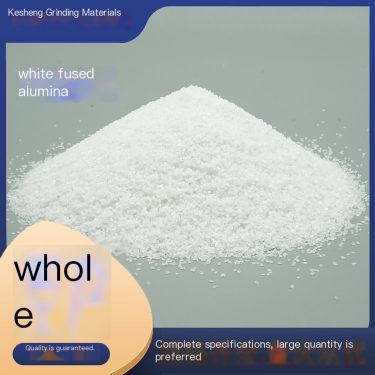 High quality source of Kesheng abrasive white corundum sand segment fine powder suitable for ceramic abrasive sandblasting
