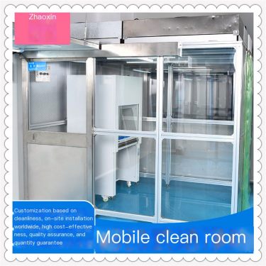 Manufacturer of movable Class 1000 cleanroom design for injection molding machine partial Class 10000 cleanroom