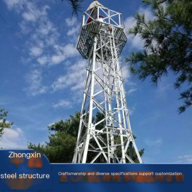 Grassland Forest Oil Monitoring Tower Monitoring Iron Tower Power Angle Steel Processing Plant Hydrological Monitoring Tower
