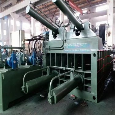 Scrap metal hydraulic baler supports fully automatic or PLC control, easy operation and high efficiency