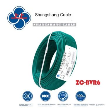Shangshang Cable BVR6 Square Wire Manufacturer Price Soft Copper Core Insulation Home Furnishing Multi Share Soft Cable Factory